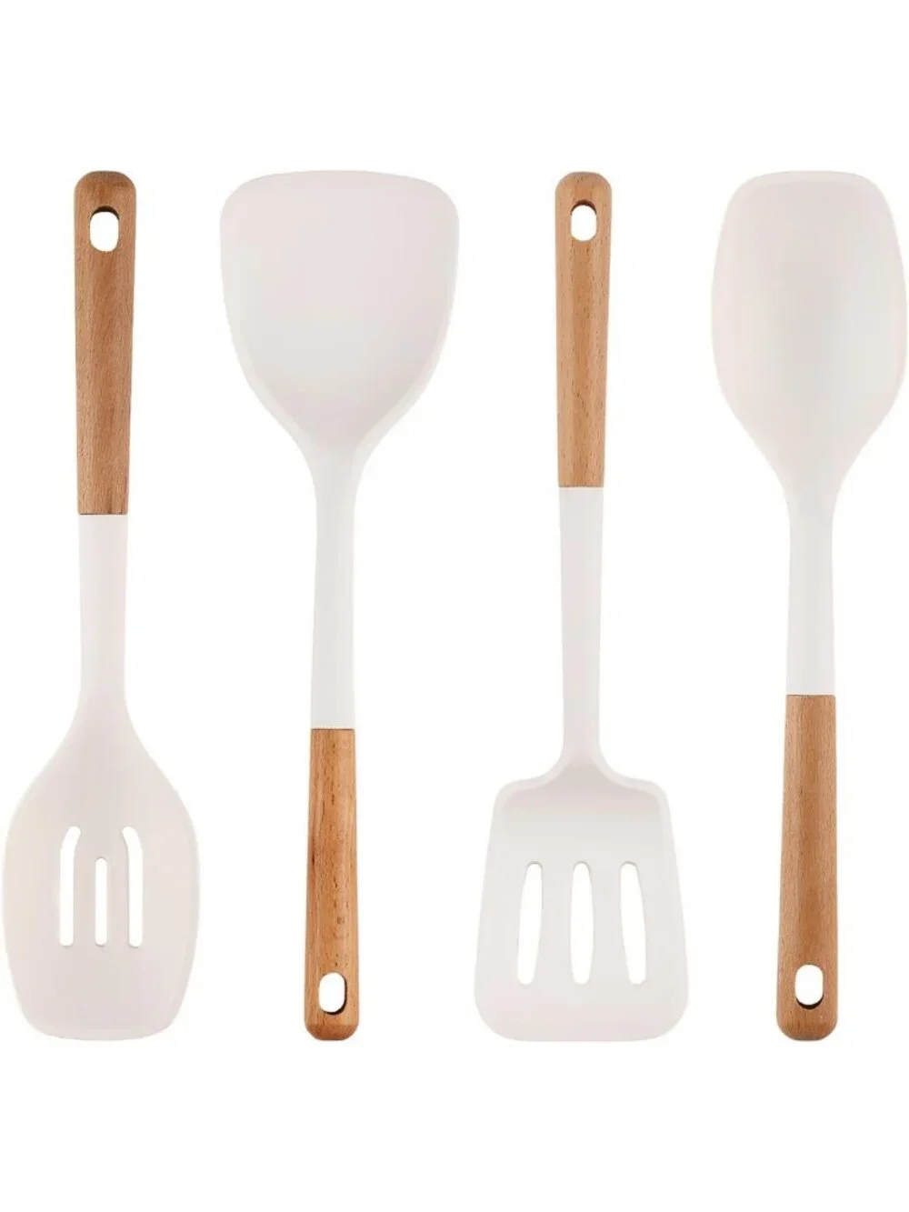 4-Piece Silicone Cooking Utensil Set - Non-Stick, Heat-Resistant, BPA-Free